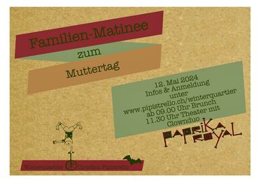 Familien-Matinee zum Muttertag mit Theater & Brunch