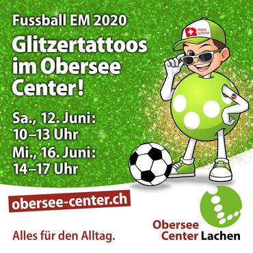 Glitzertattoos zur Fussball EM 2020