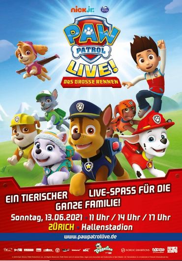 PAW Patrol Live! das grosse Rennen