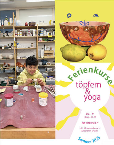 Ferienkurse "töpfern& yoga" für Kinder ab 7 Jahre