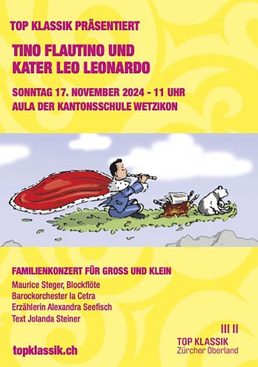 17.11.Familienkonzert Tino Flautino und Kater Leo Leonardo