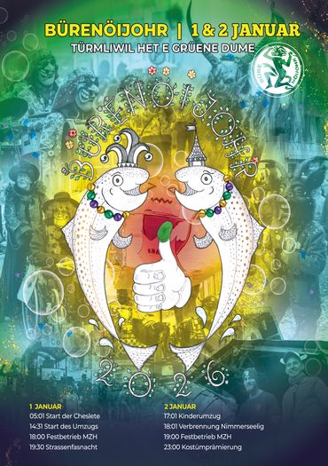 Büre Nöijohr / Fasnacht Büren an der Aare