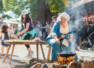 Mittelaltermarkt mit viel Spektakel