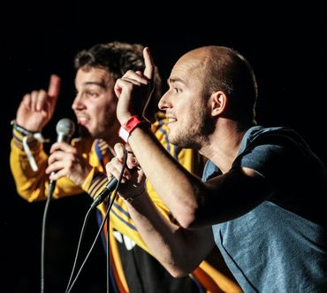 Poetry Slam mit InterroBang‽ für Kinder und Erwachsene